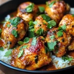 Baked Coconut Chili Chicken Thighs