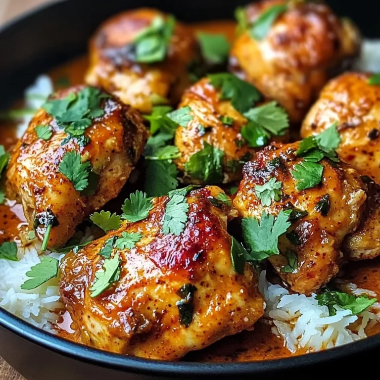 Baked Coconut Chili Chicken Thighs