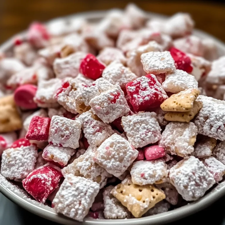 Cherry Cheesecake Puppy Chow
