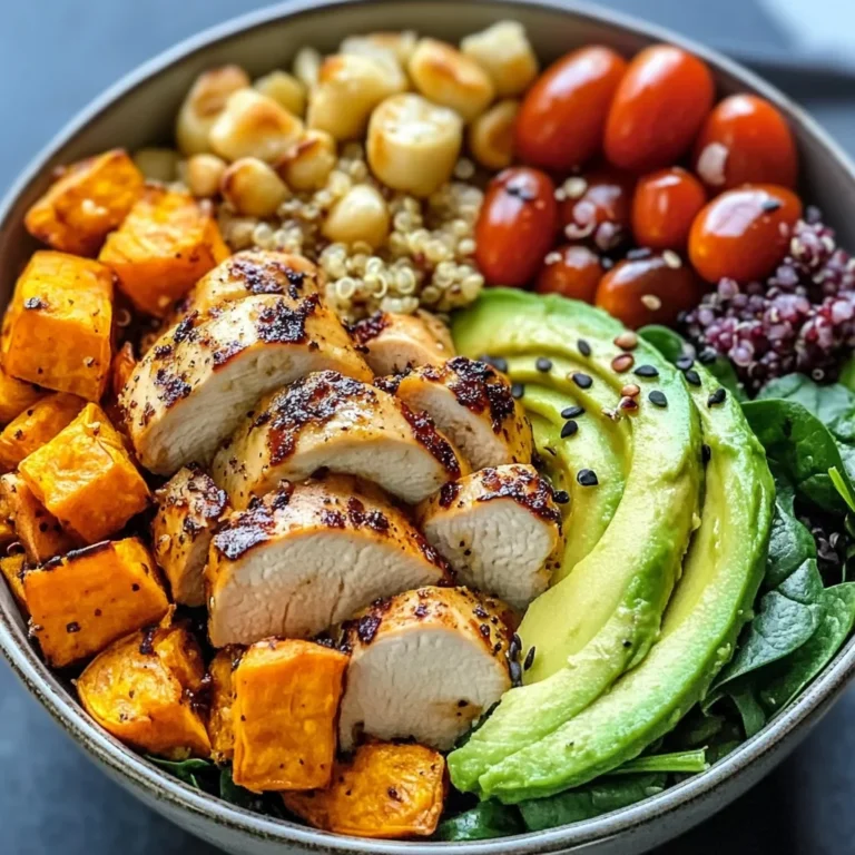 Chicken & Sweet Potato Buddha Bowl