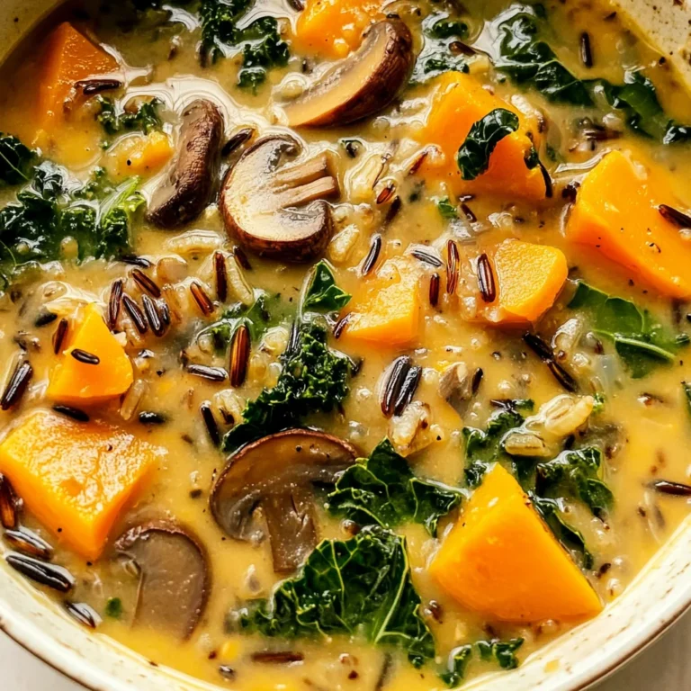 Cozy Autumn Wild Rice Soup