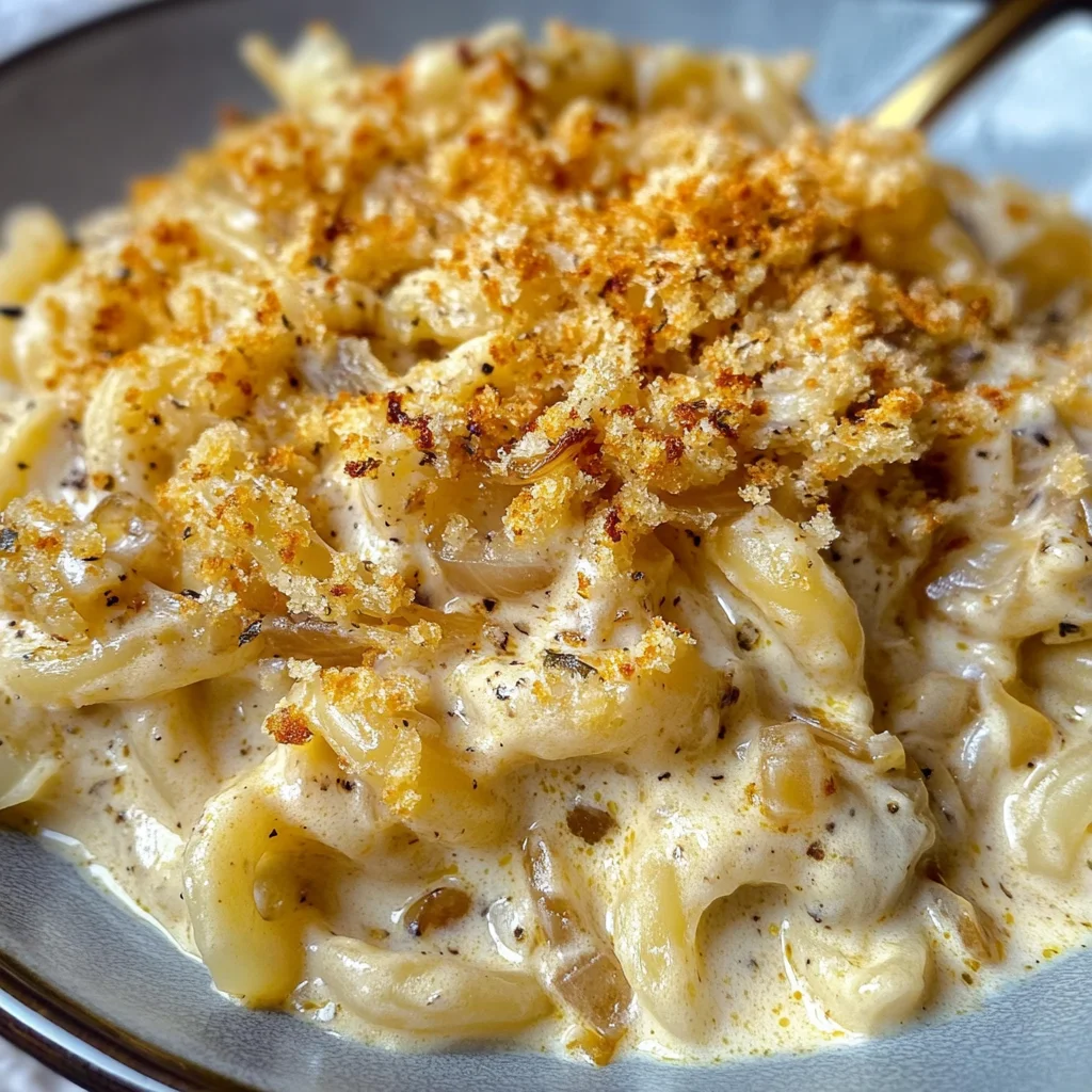 French Onion Soup Pasta Recipe