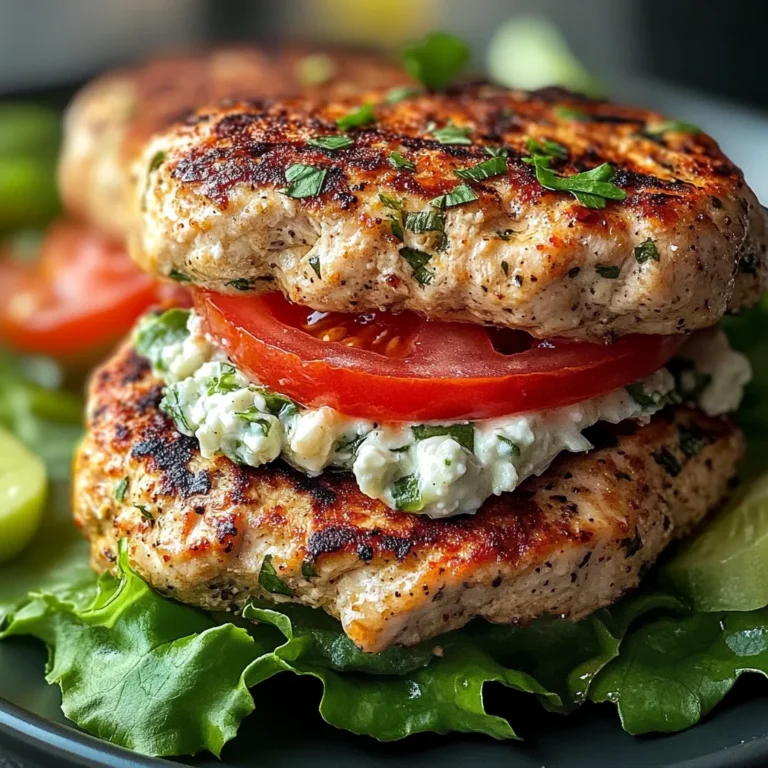 Greek Chicken Burgers