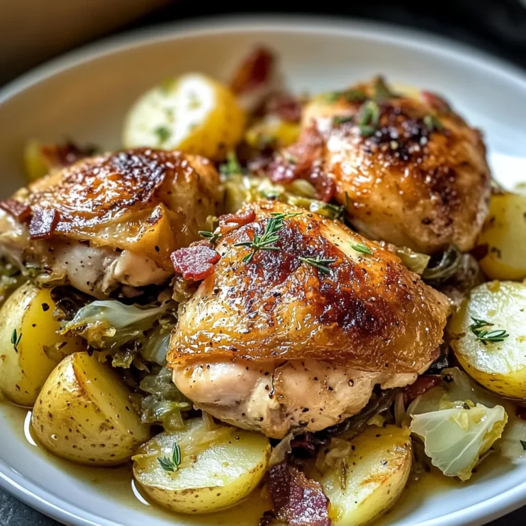 Irish Chicken with Cabbage and Potatoes