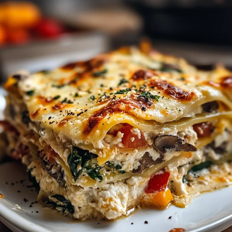 Loaded Veggie White Lasagna