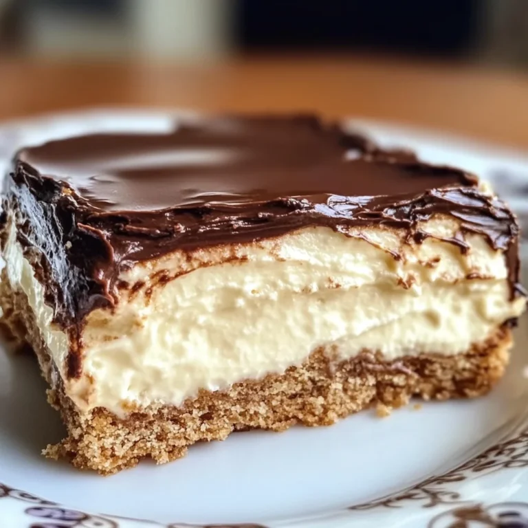 No-Bake Eclair Cake