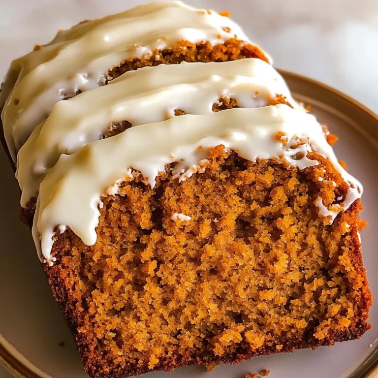 Pumpkin Bread with Cream Cheese Frosting Recipe