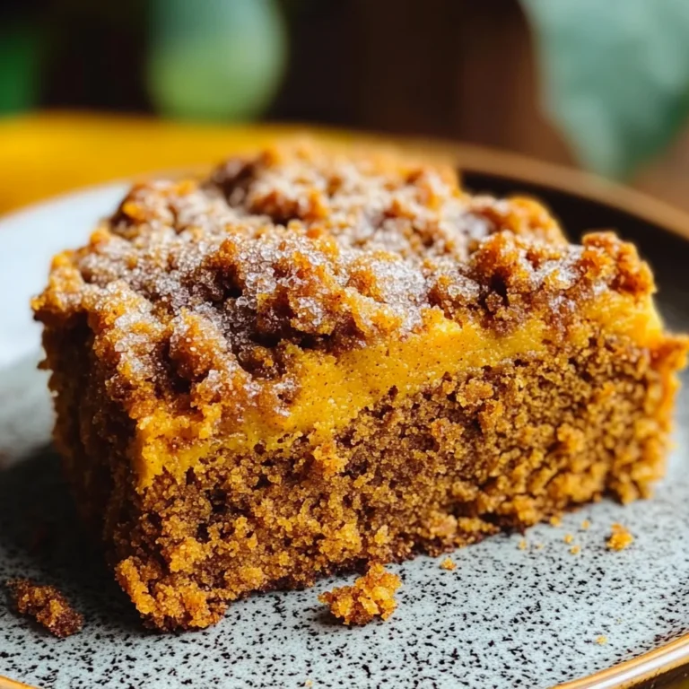 Pumpkin Coffee Cake