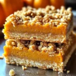 Pumpkin Pie Crumble Bars – Easy Fall Dessert Recipe