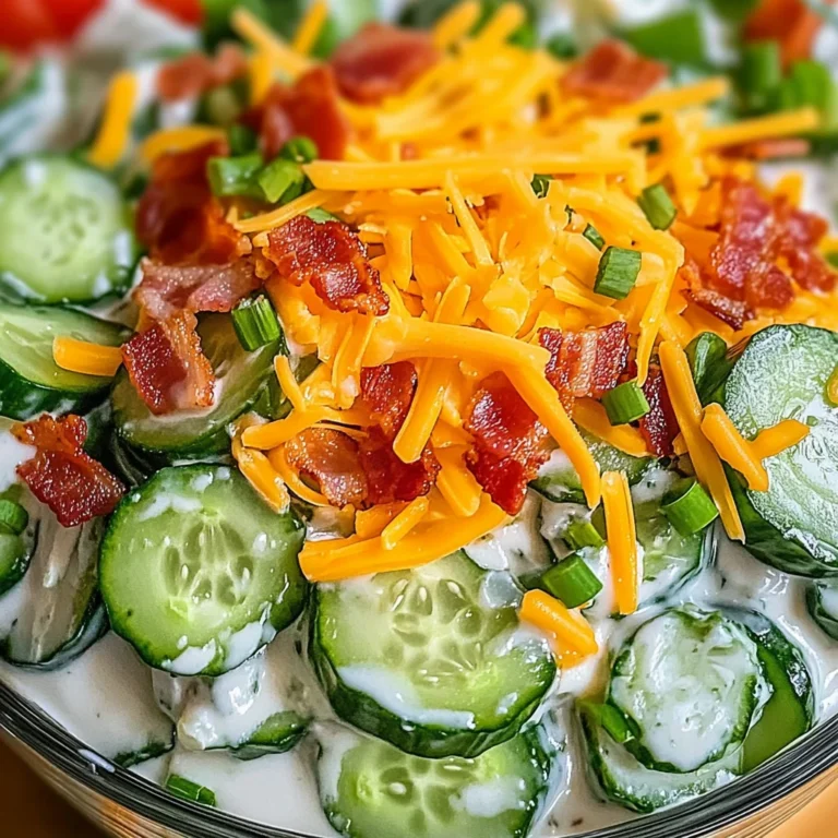 Refreshing Cucumber Ranch Crack Salad Recipe