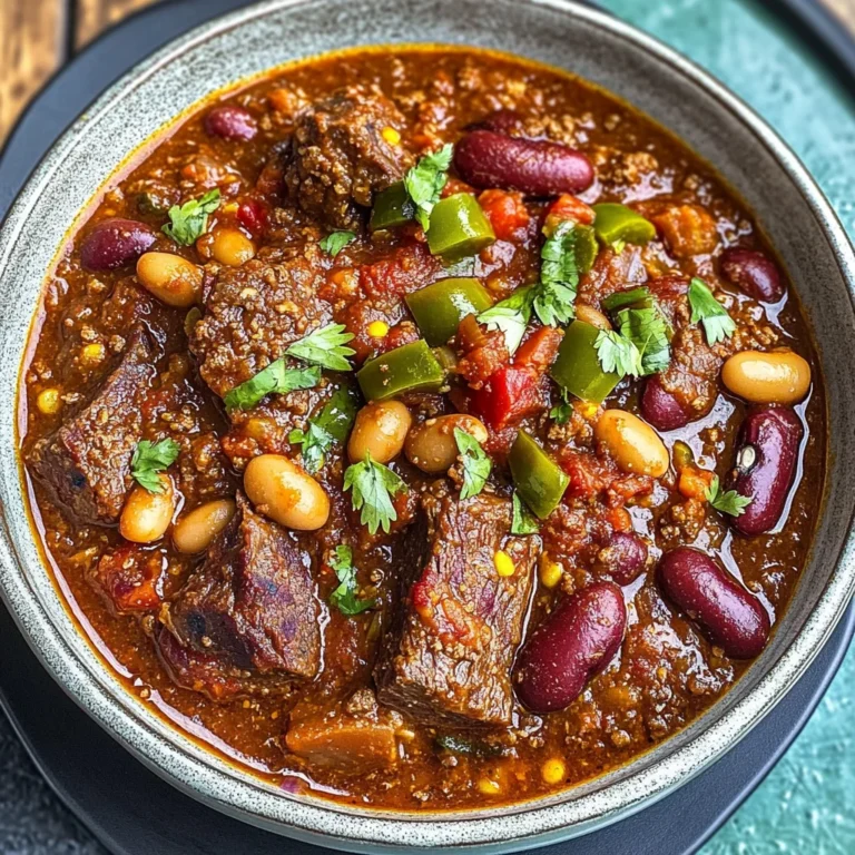 Short Rib and Chorizo Chili Recipe
