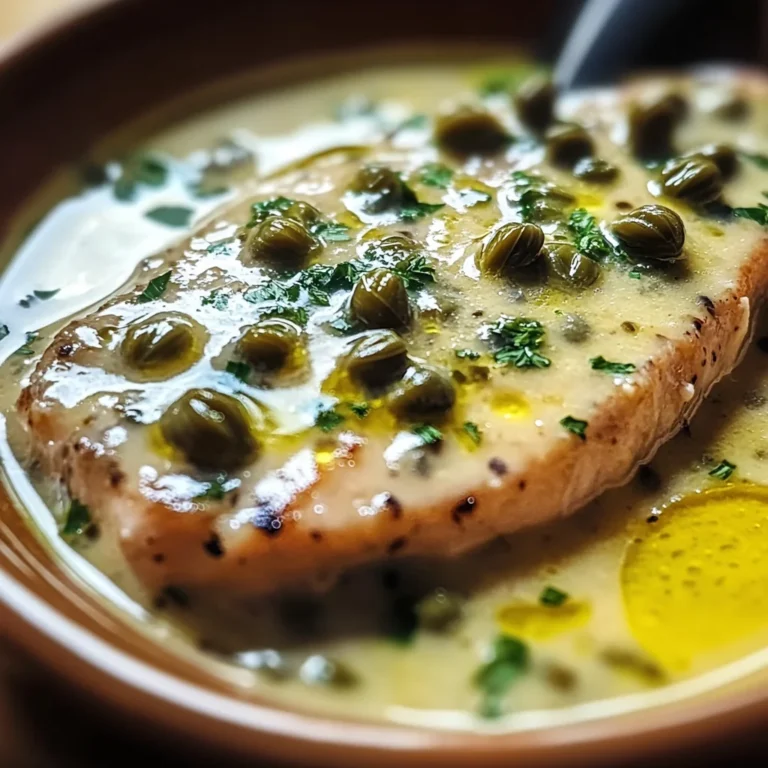 Simple Lemon Caper Sauce