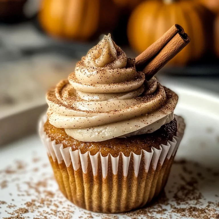 Vanilla Chai Pumpkin Latte Cupcakes with Cinnamon Brown Sugar Frosting